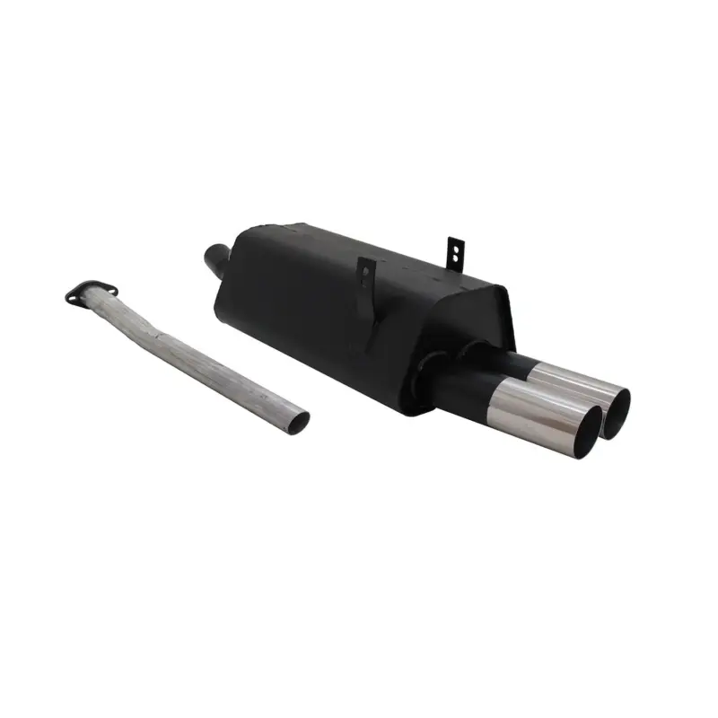 Begrenztes Angebot Novus Sportauspuff für BMW 3er E36 320i / 323i 2x76mm RL-Design mit ABE