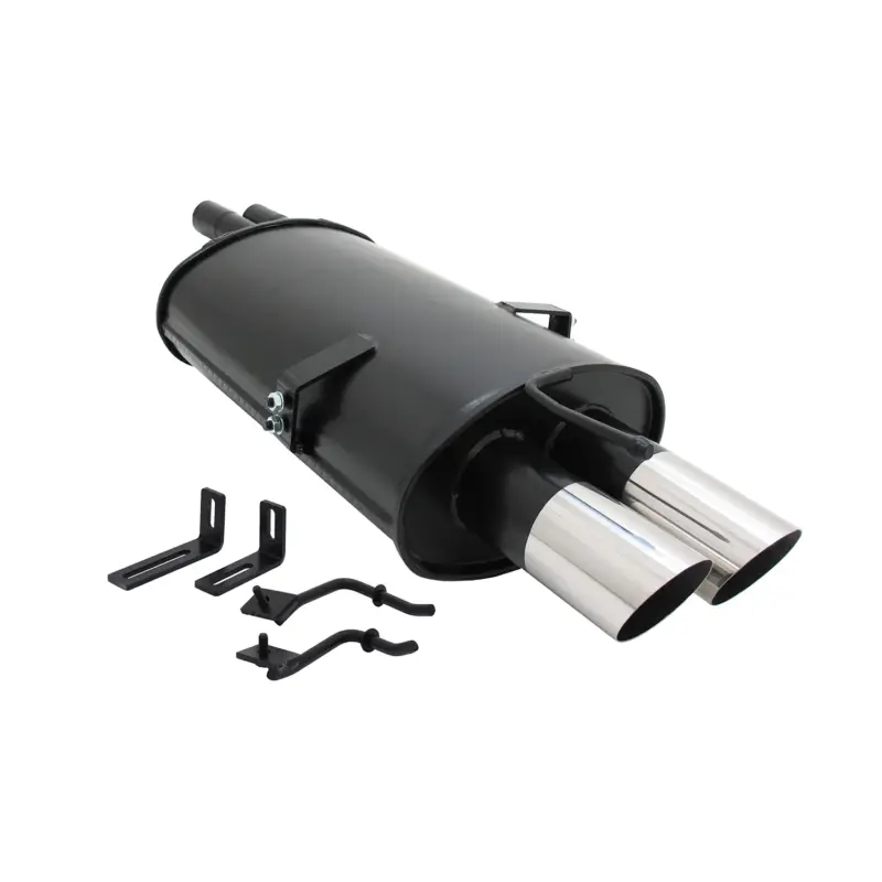 Highlight Novus Sportauspuff für BMW E46 320 / 325 / 330 2x76mm MS-Designmit ABE