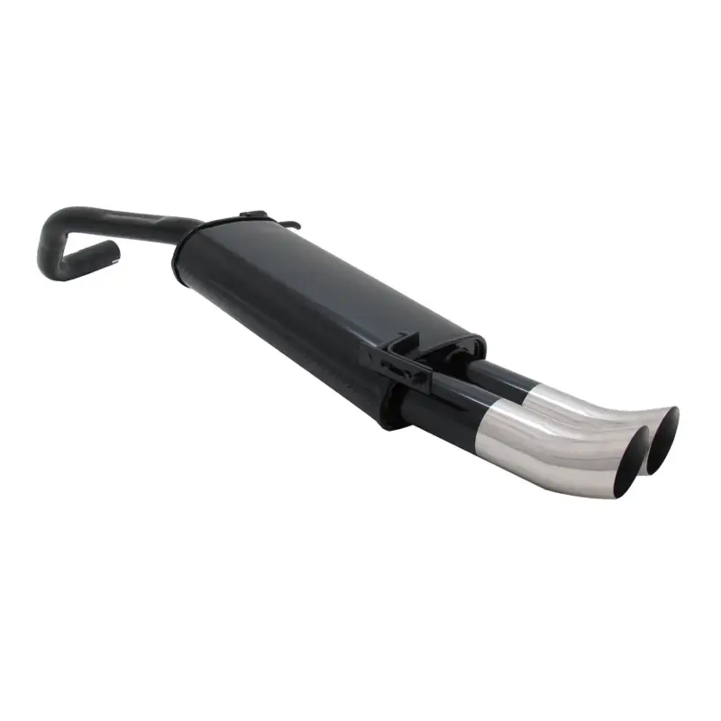 Mega-Angebot Novus Sportauspuff für VW Polo 9N / 9N3 2x76mm DTM Endschalldämpfer mit ABE