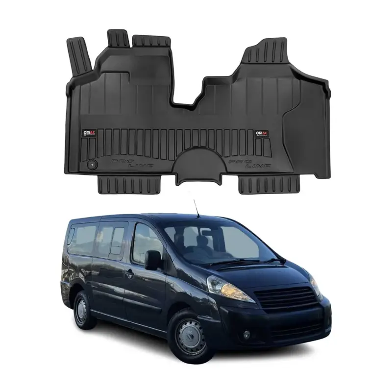 Sale OMAC Gummi Fußmatten für Fiat Scudo 2007-2016 Premium TPE Automatten 1tlg