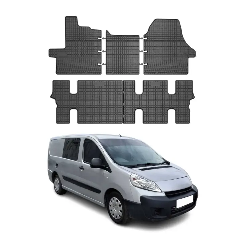 OMAC Gummi Fußmatten für Citroen Jumper 2006-2026 Automatten Gummi Schwarz 5tlg Günstig