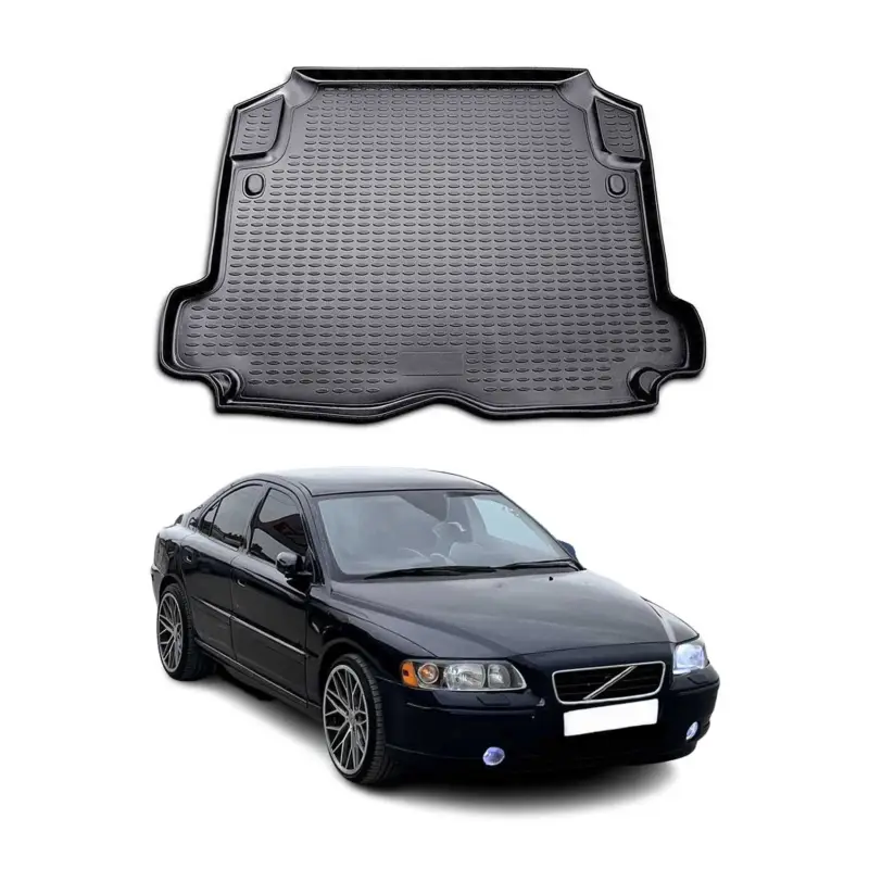 Finale Aktion Kofferraummatte Kofferraumwanne für Volvo S60 2001-2009 Stufenheck Gummi TPE