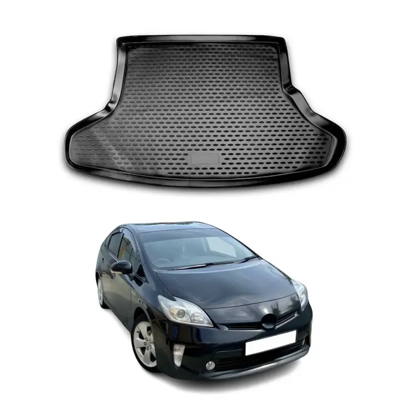 Kofferraummatte Kofferraumwanne für Toyota Prius 2010-2015 Schrägheck Gummi TPE Neuheit