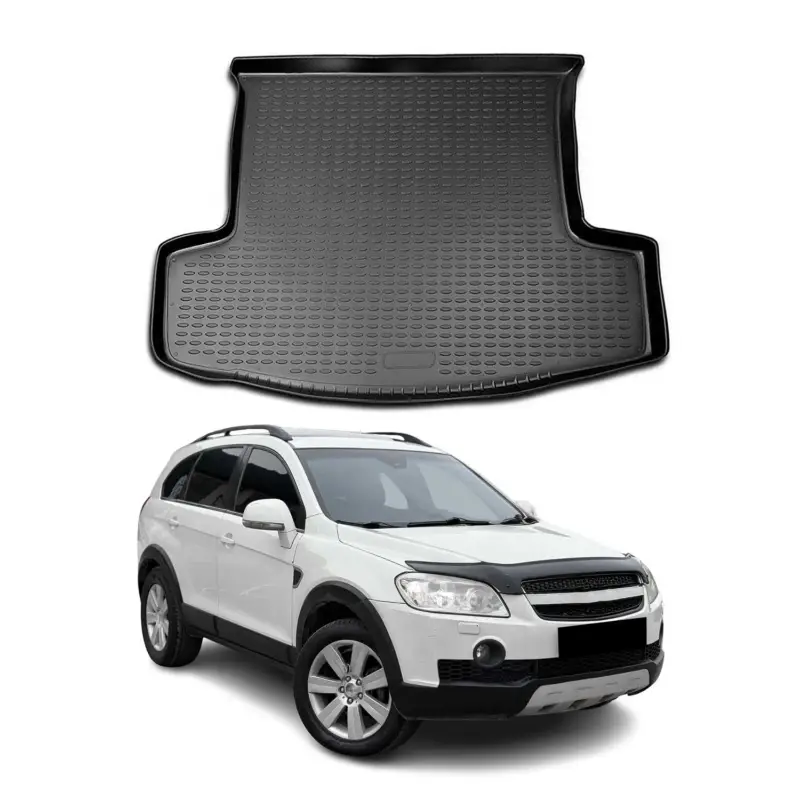 Solange Der Vorrat Reicht Kofferraummatte Kofferraumwanne für Chevrolet Captiva 2006-2017 Gummi TPE