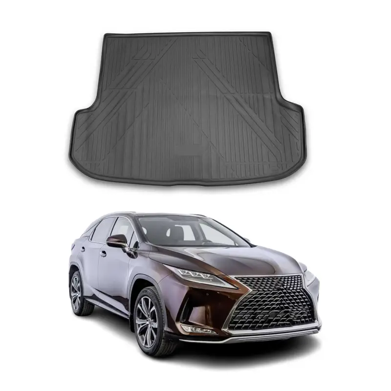 Versand Am Gleichen Tag Kofferraummatte Kofferraumwanne für Lexus RX350 2016-2018 Gummi TPE Schwarz