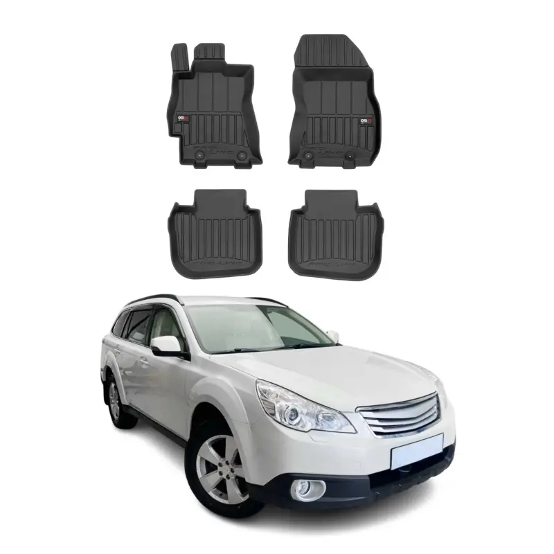 Fußmatten Gummimatten für Subaru Legacy V 2009-2014 OMAC 3D Schwarz Premium TPE Sale