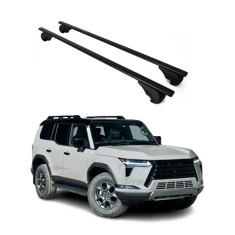 Online Kaufen Dachträger Grundtäger für Lexux GX III 2024-2026 75kg Metall Schwarz 2 tlg