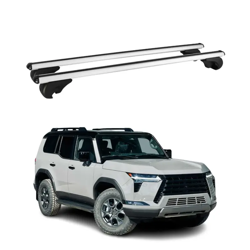 Bestpreis Dachträger Grundtäger für Lexux GX III 2024-2026 75kg Aluminium Silber 2 tlg