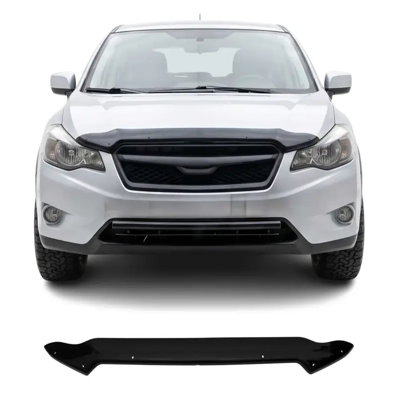 Motorhaube Deflektor Insekten Steinschlagschutz für Subaru XV 2012-2018 Dunkel Zertifiziert