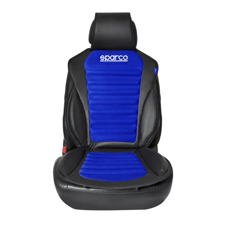 Ausverkauf SPARCO Sitzkissen Sitzauflage Sitzschoner Universal Auto Sitzschutz Schwarz Blau