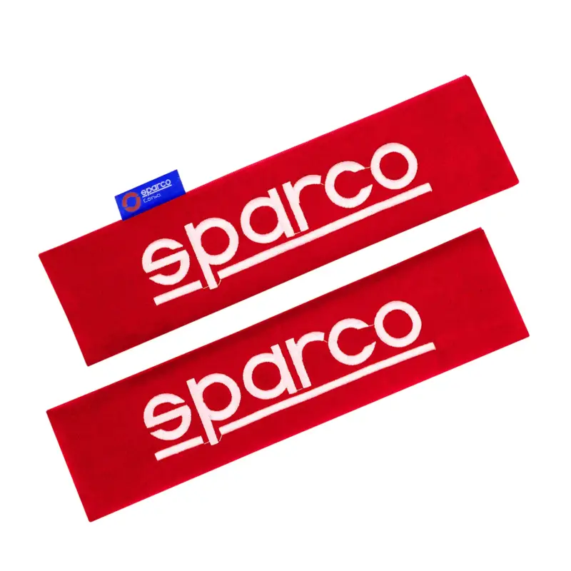 Saisonangebot SPARCO Gurtschoner Gurtpolster Sicherheitsgurt Gurtschutz Autogurt Rot 2x