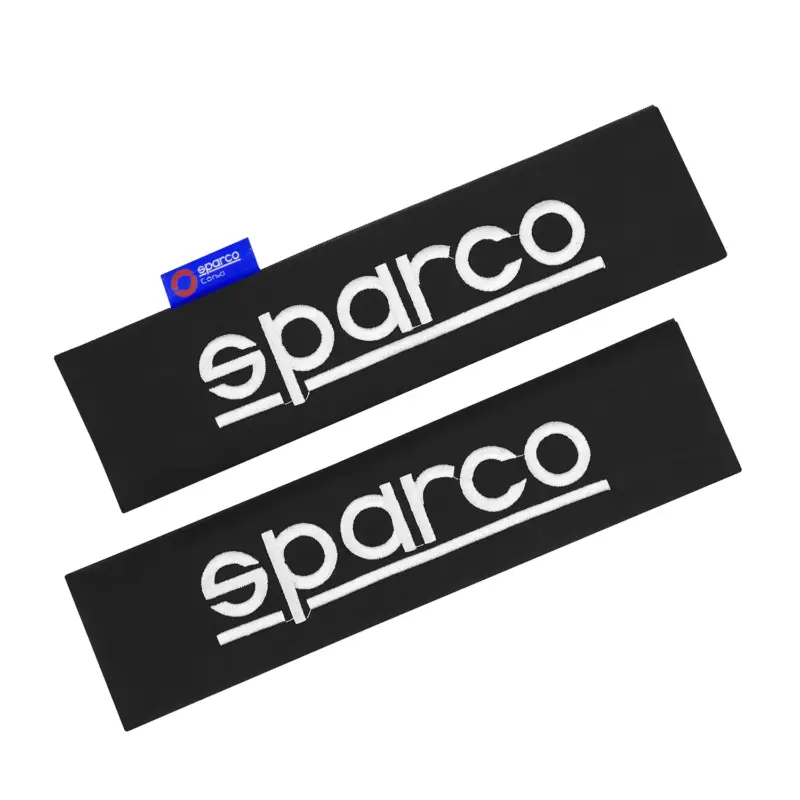 SPARCO Gurtschoner Gurtpolster Sicherheitsgurt Gurtschutz Autogurt Schwarz 2x Must-Have
