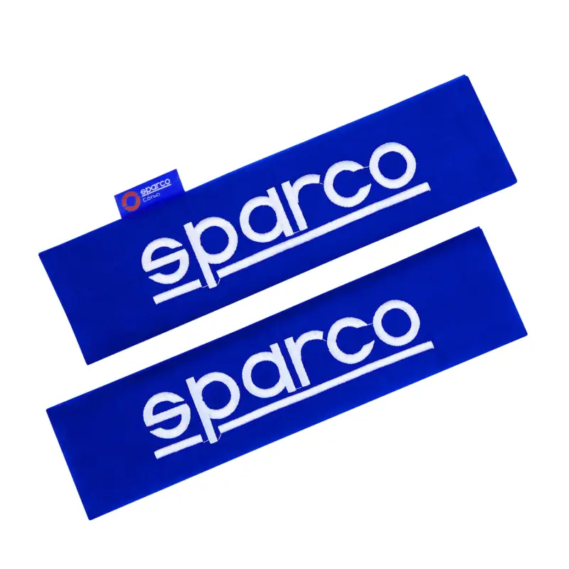 Schnäppchen SPARCO Gurtschoner Gurtpolster Sicherheitsgurt Gurtschutz Autogurt Blau 2x