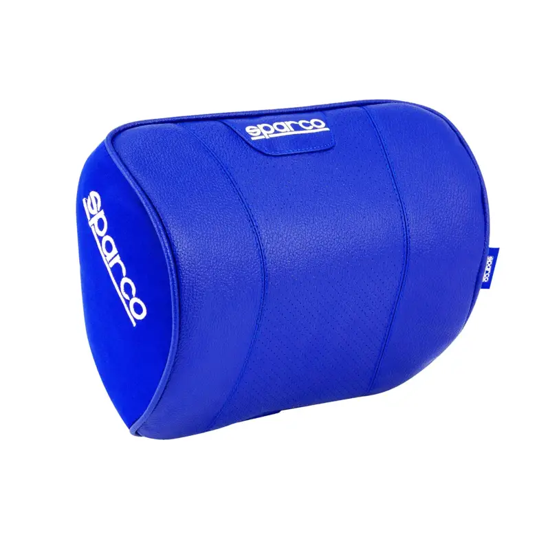 SPARCO Auto Nackenkissen Reisekissen Blau Ergonomische Memory-Schaum Kopfkissen Direktkauf