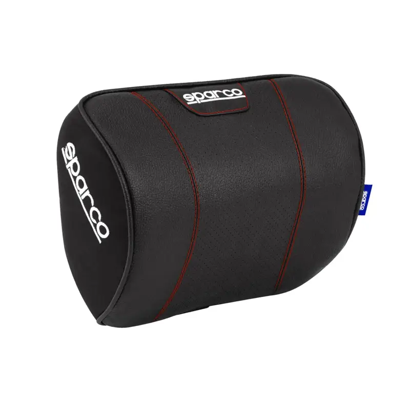 SPARCO Auto Nackenkissen Reisekissen Schwarz Ergonomische Memory-Schaum Kissen Neue Kollektion