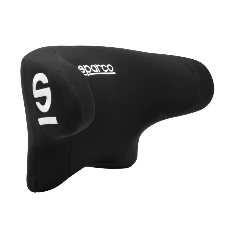 Highlight SPARCO Auto Nackenkissen Reisekissen Schwarz Ergonomische Schaum Kopfkissen