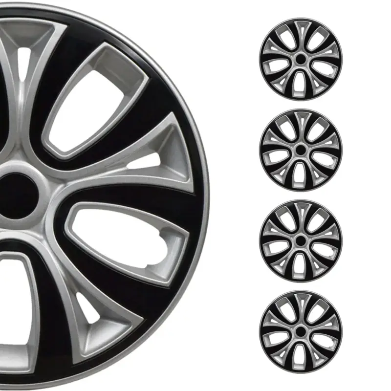 Preisknaller 4x Radblenden Radkappen Radzierblenden 16" Zoll Grau Schwarz