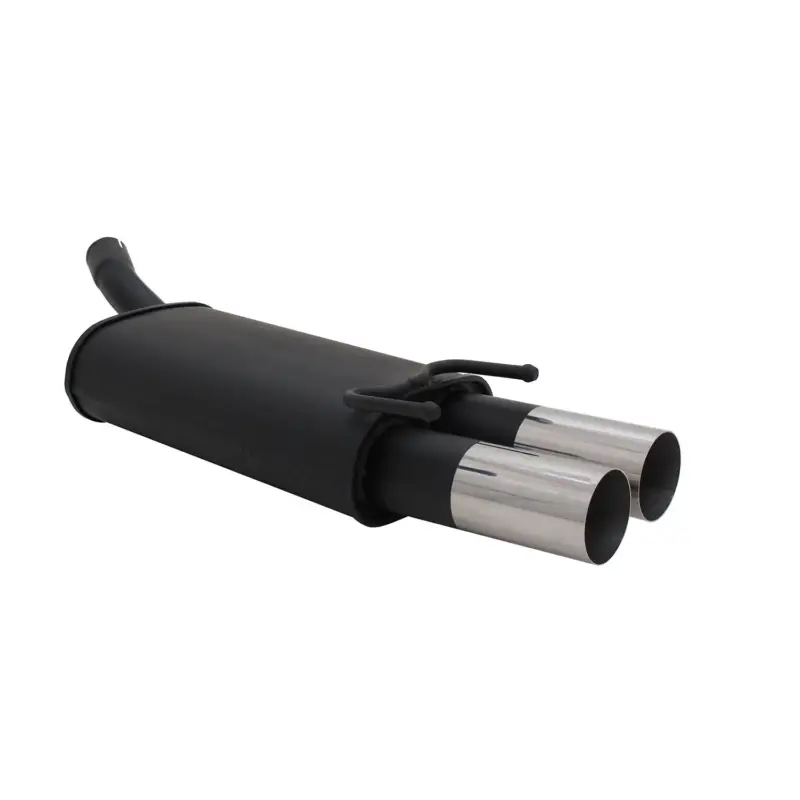Günstig Novus Sportauspuff für Opel Corsa B 2x76mm RL-Design Endschalldämpfer mit ABE