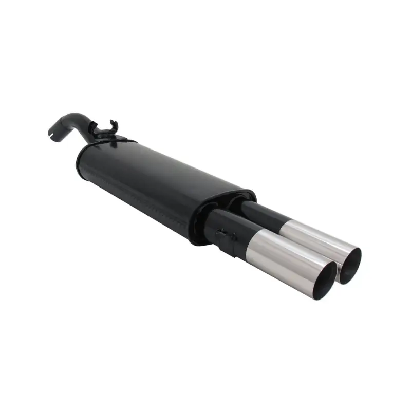 Nur Für Kurze Zeit Novus Sportauspuff für VW Golf 2 19E 2x76mm RL-Design Endschalldämpfer mit ABE