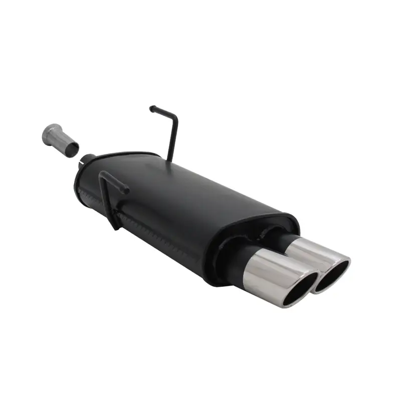 Heißes Angebot Novus Sportauspuff für Peugeot 206 2x76mm SR-Design Endschalldämpfer mit ABE
