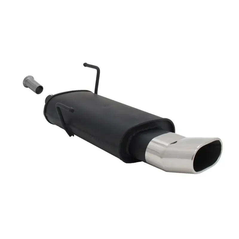 Novus Sportauspuff für Peugeot 206 135x75mm DTM Endschalldämpfer mit ABE Nur Für Kurze Zeit