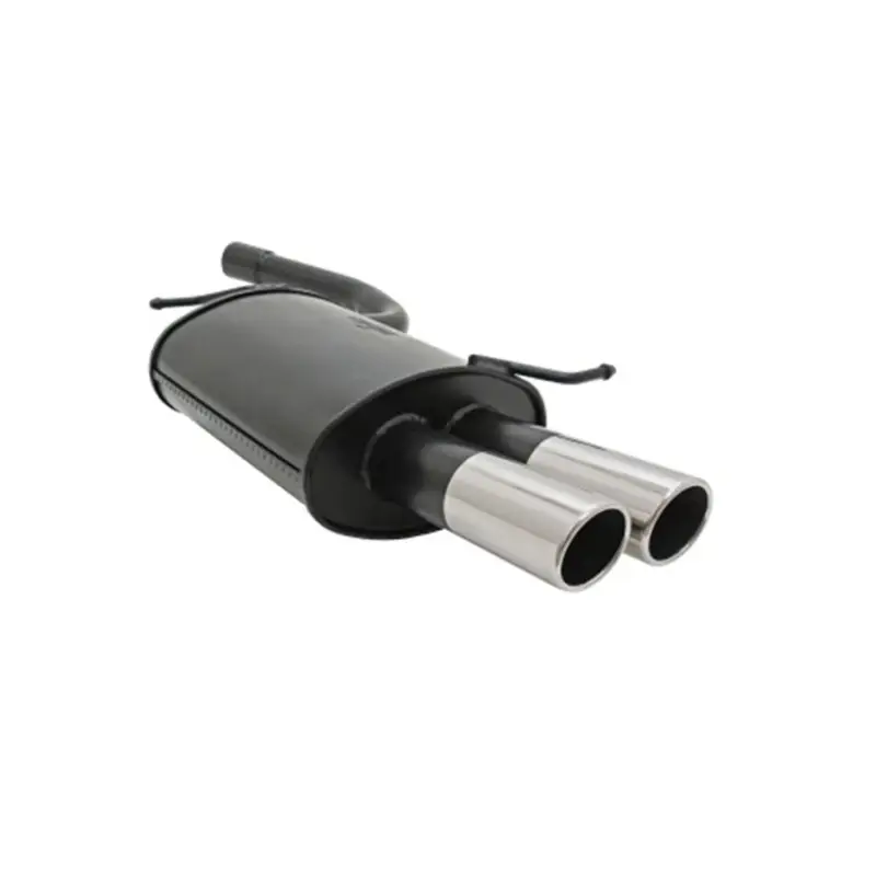 Novus Sportauspuff für Audi A4 B6 / 8E 2x76mm SR-Design Endschalldämpfer mit ABE Schnäppchen