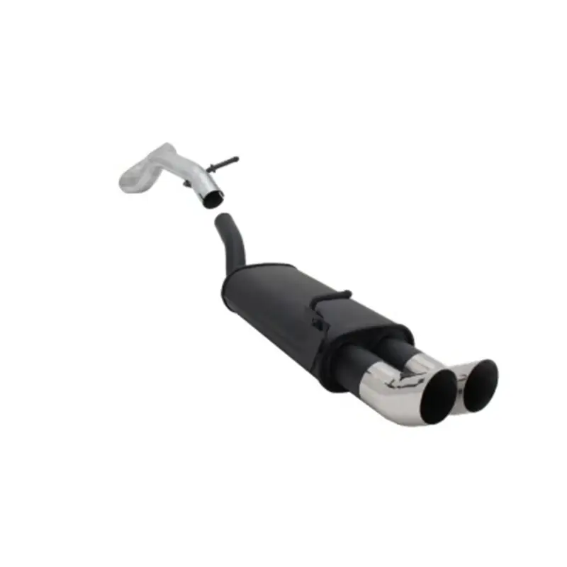 Letzte Chance Novus Sportauspuff für Audi A3 Seat Leon VW Golf 4 New Beetle 2x76mm DTM mit ABE