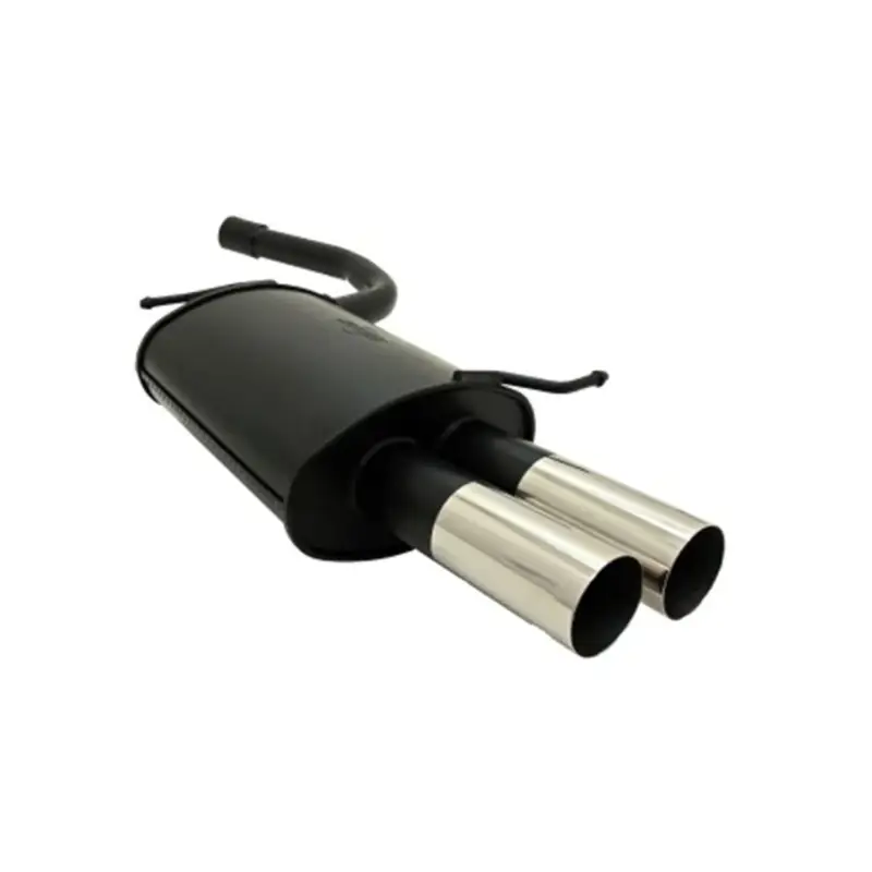 Novus Sportauspuff für Audi A4 B6 / 8E 2x76mm RL-Design Endschalldämpfer mit ABE Versand Am Gleichen Tag