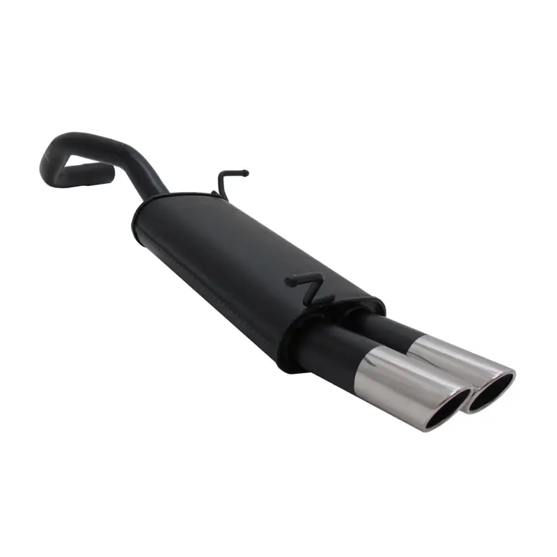 Zertifiziert Novus Sportauspuff für Seat Ibiza 6L 2x76mm SR-Design Endschalldämpfer
