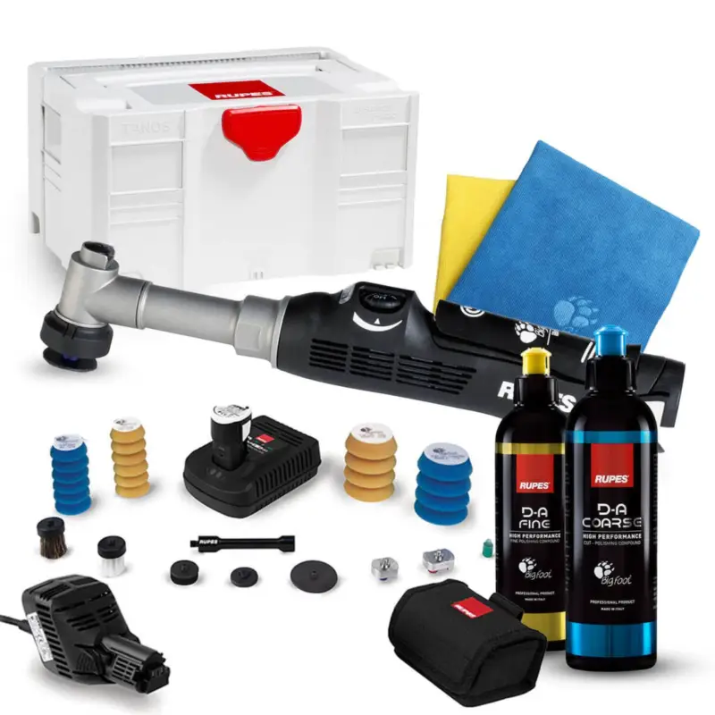 Rupes BigFoot HR81ML iBrid Nano Poliermaschine Langhals Luxus-Kit Letzte Chance
