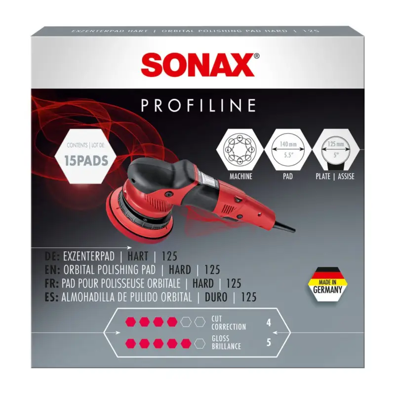 SONAX ExzenterPad hart 125mm 15Stk. Online Kaufen