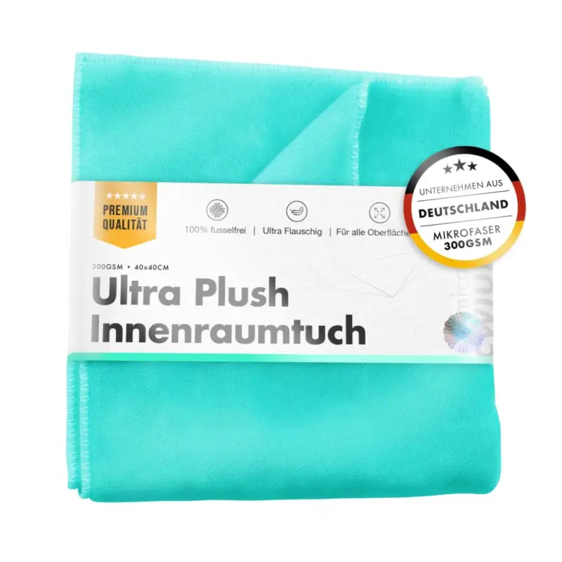 chemicalworkz Interior Ultra Plush Towel 300GSM Türkis Innenraumtuch 40x40cm Neue Kollektion