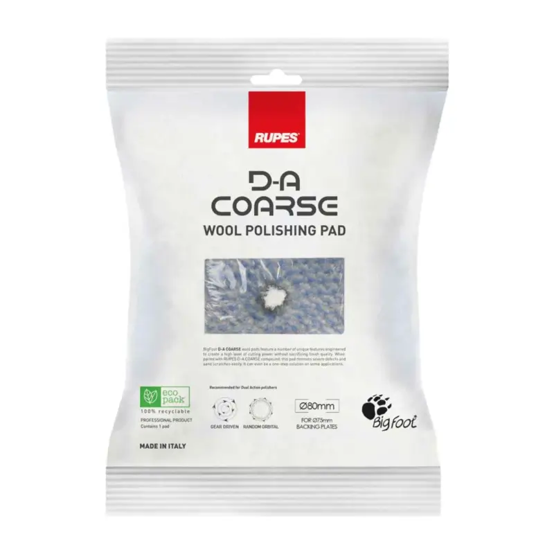 Markenware Rupes D-A Coarse Wool-Polierpad 75mm hart