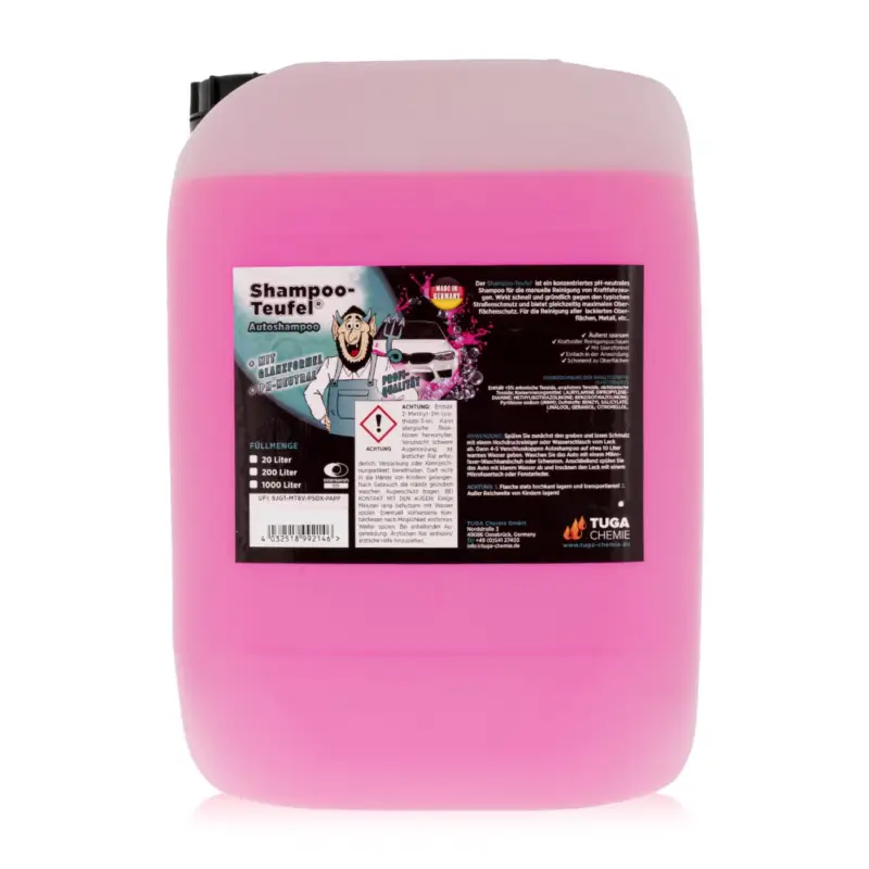 Saisonangebot TUGA Chemie Shampoo-Teufel Autoshampoo 20L