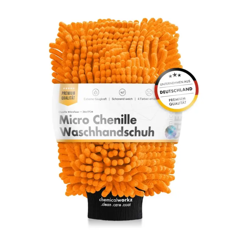 chemicalworkz Chenille Wash Mitt Orange Angebot