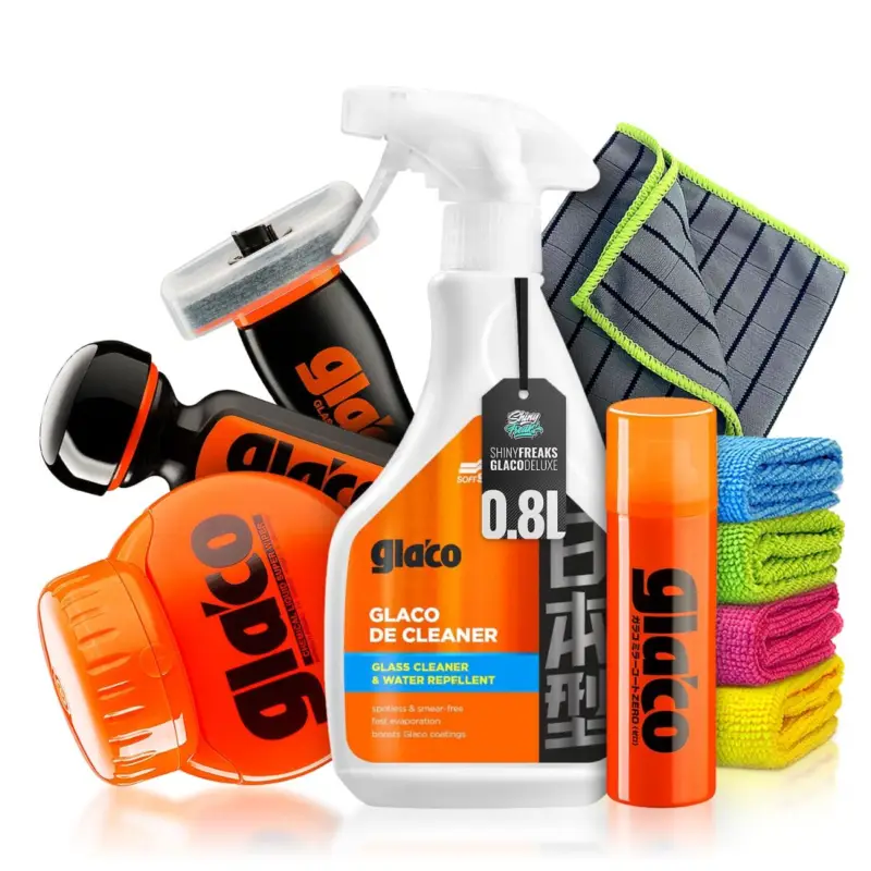 Soft99 Glas-Set Glaco Deluxe + Zubehör (10-teilig) Sonderaktion