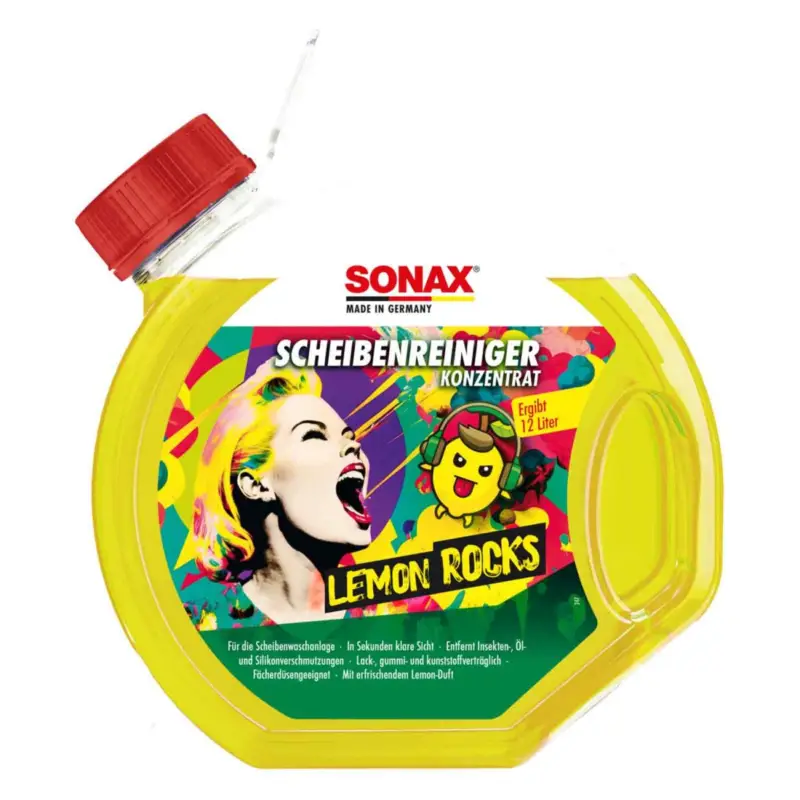 Sonax ScheibenReiniger Konzentrat Lemon Rocks 3L Preiswert