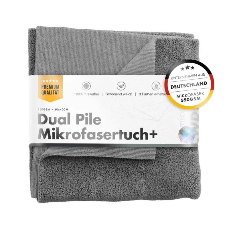 Highlight chemicalworkz Dual Pile Towel 550GSM Grau Allzwecktuch 40×40cm