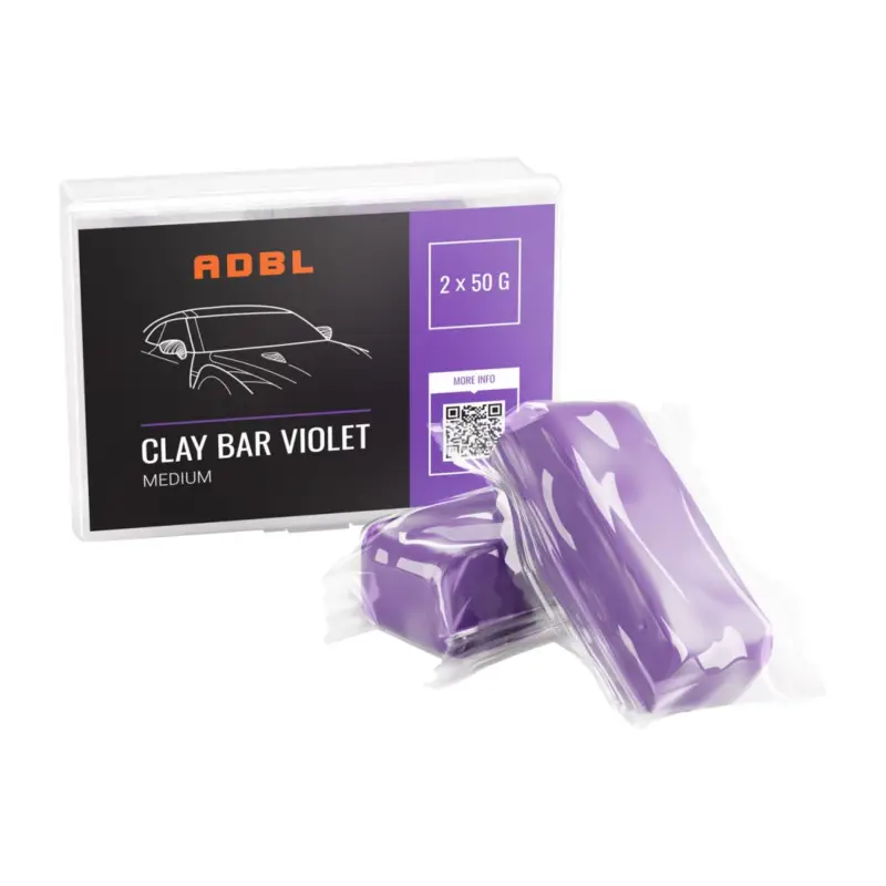 ADBL Clay Bar Violett 2x50g Reinigungsknete Medium Preiswert