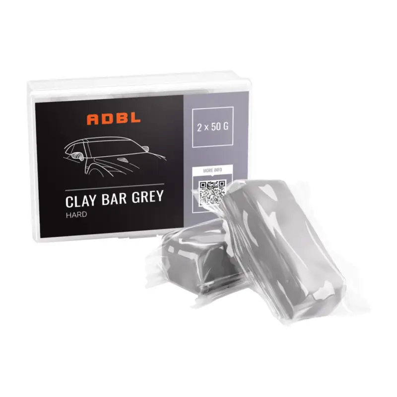ADBL Clay Bar Grey 2x50g Reinigungsknete Hard Neu