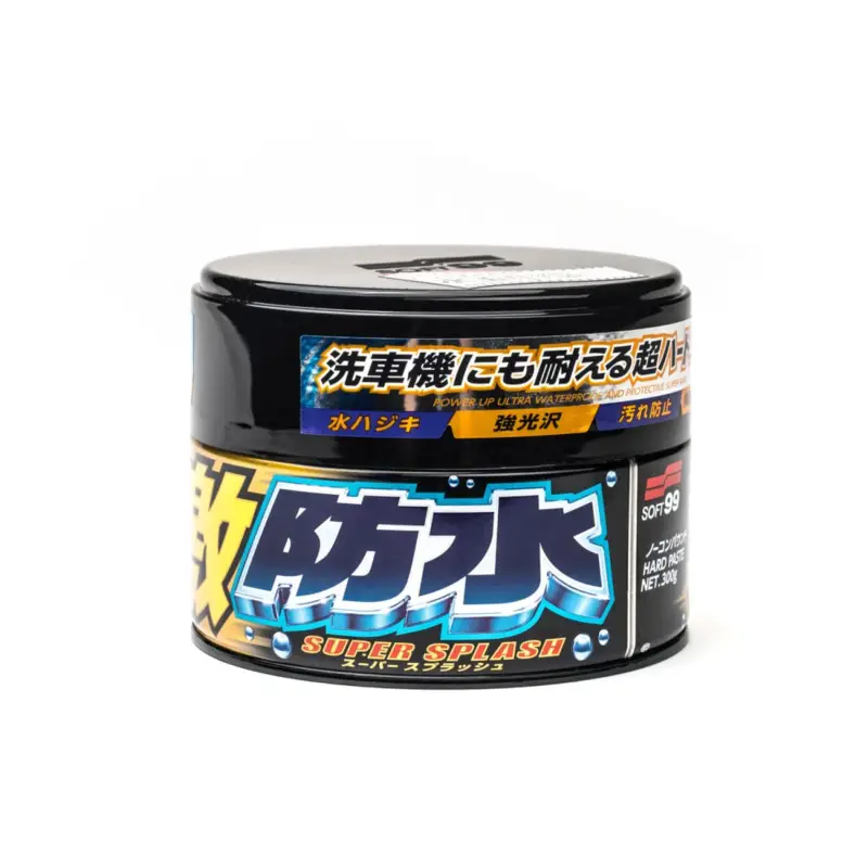Soft99 Water Block "Super Splash" Dark hartes Autowachs 300g Aktuell