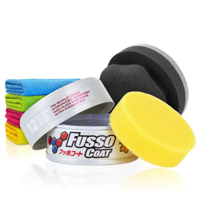 Soft99 Wachs Set Fusso Coat Light + Zubehör (6-teilig) Meistverkauft