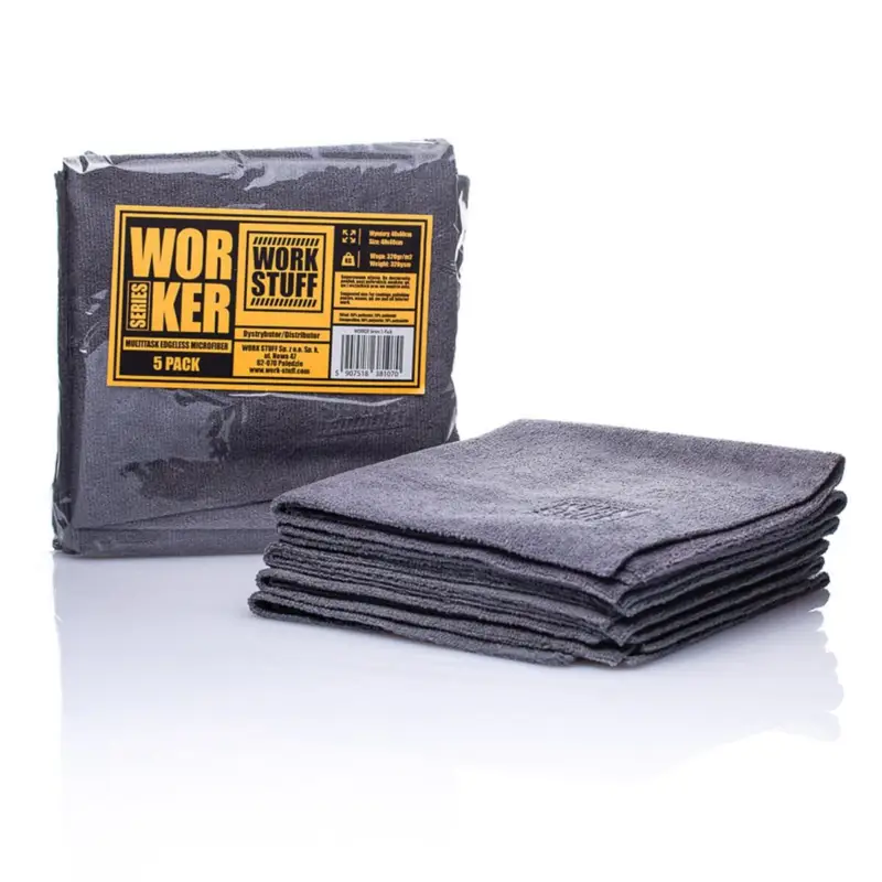 Work Stuff Worker 5xPack 320GSM 40x40 grau Neue Kollektion