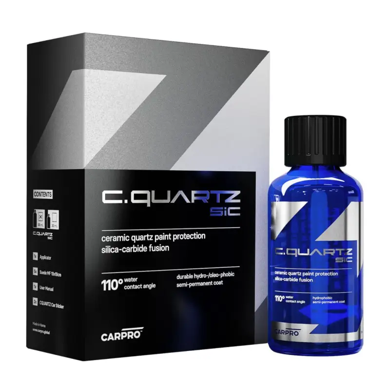 CarPro CQUARTZ SiC Keramikversiegelung Kit 50ml Preiswert