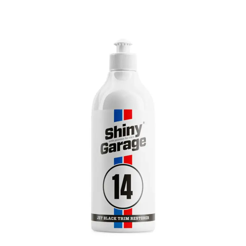Mega-Angebot Shiny Garage Jet Black Trim Restorer Kunststoffpflege außen 500ml