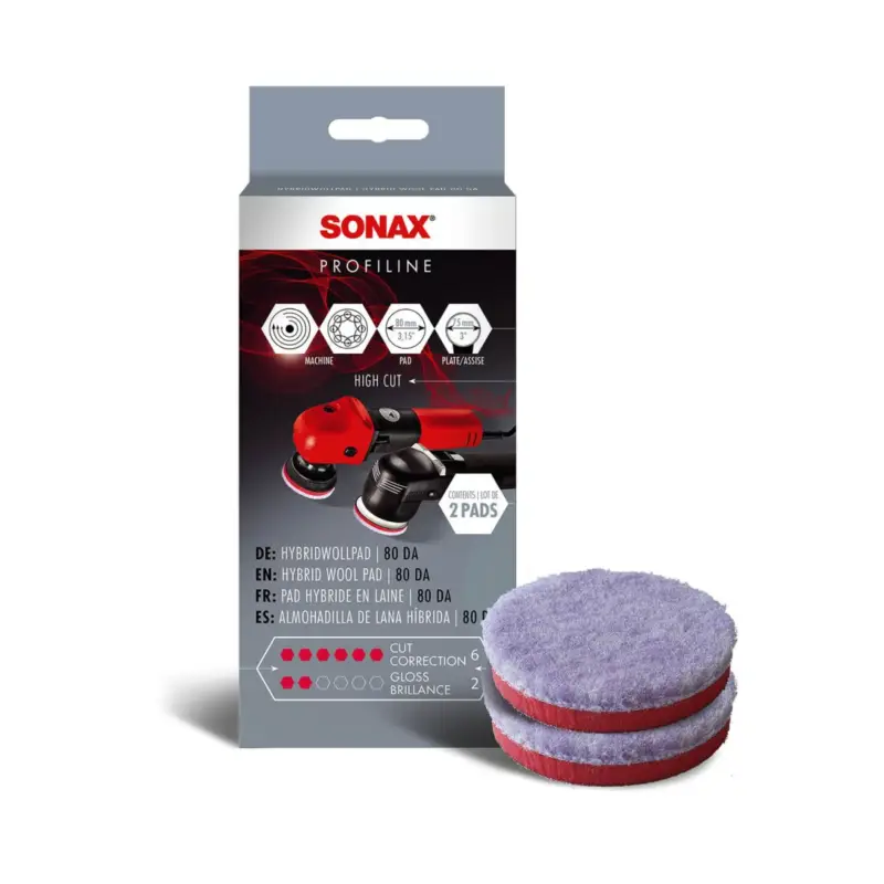 Neue Kollektion SONAX HybridWollPad 80 DA 2Stk.