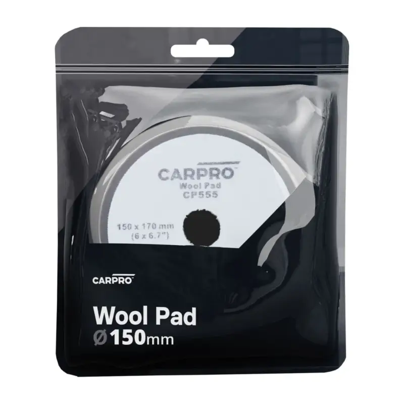 Top-Seller CarPro Naturwolle Polierpad 150mm hart