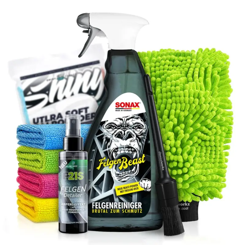 Sale SONAX Felgenreiniger Set FelgenBeast + Zubehör (5-teilig)