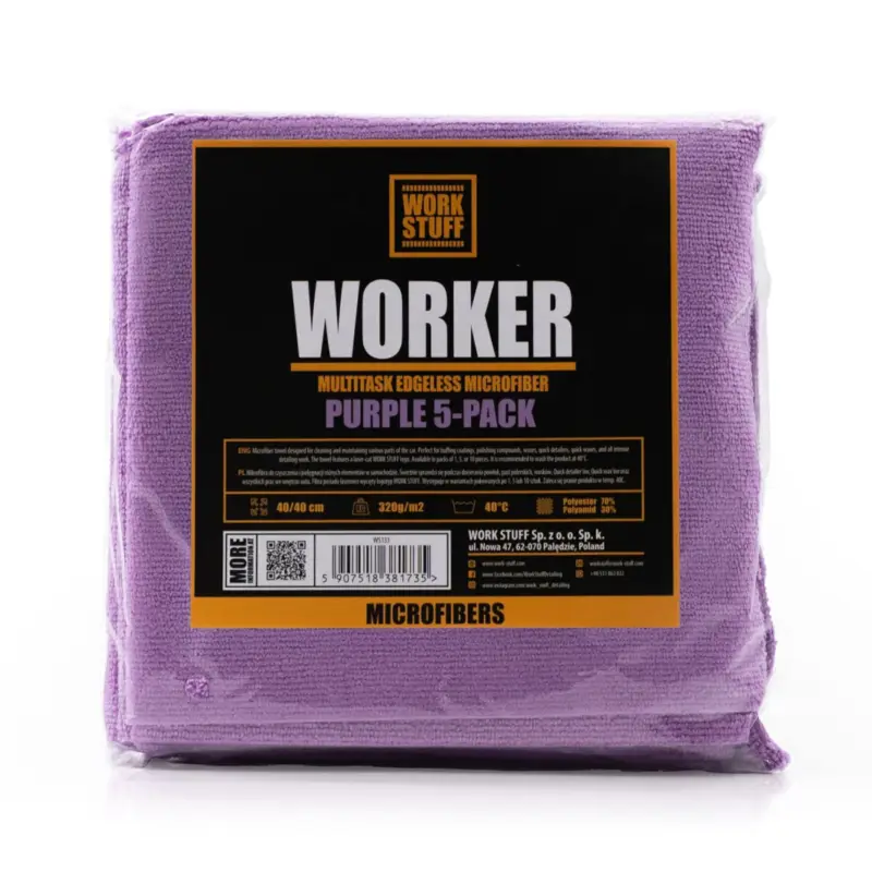 Preisknaller Work Stuff Worker 5xPack 320GSM 40x40 lila