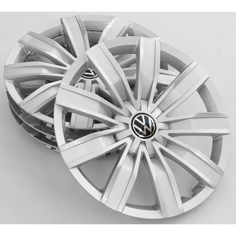 Original VW Tiguan Radkappen 17 Zoll Radzierblenden Radzierkappen silber 5NA071457BUWP Solange Der Vorrat Reicht